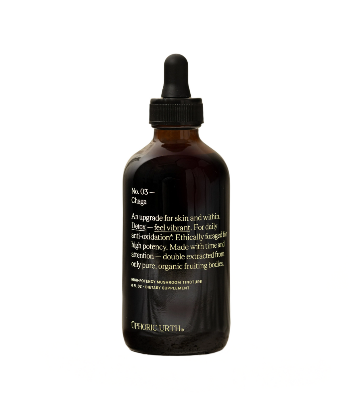 No. 03 — Chaga Tincture | Anti-Aging, Healthy Hair, Skin, Nails - Sumiye Co