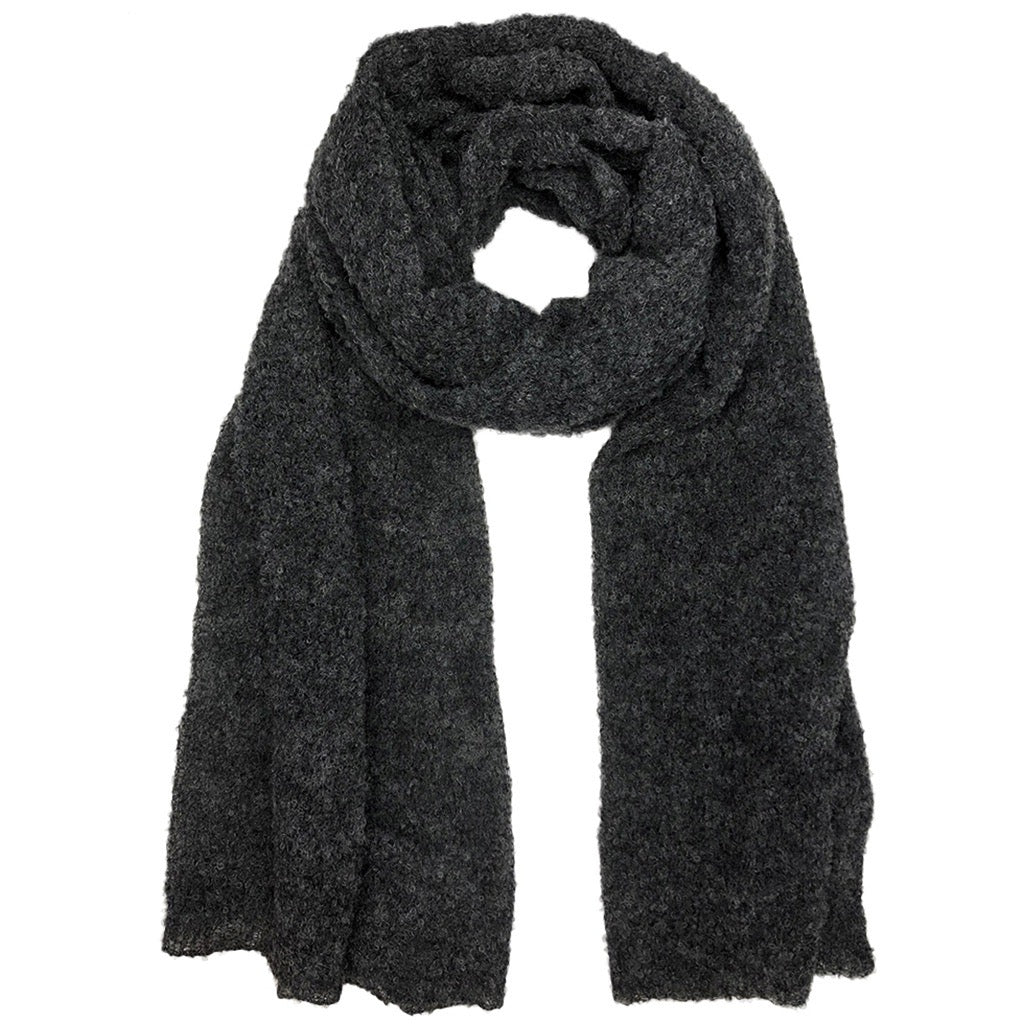 Charcoal Ultra Plush Alpaca Scarf by SLATE + SALT - Sumiye Co