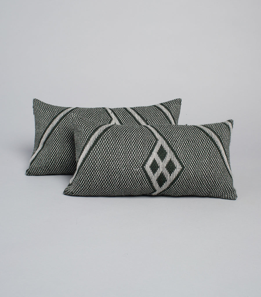Che Lumbar Pillow in Forest Green - Sumiye Co