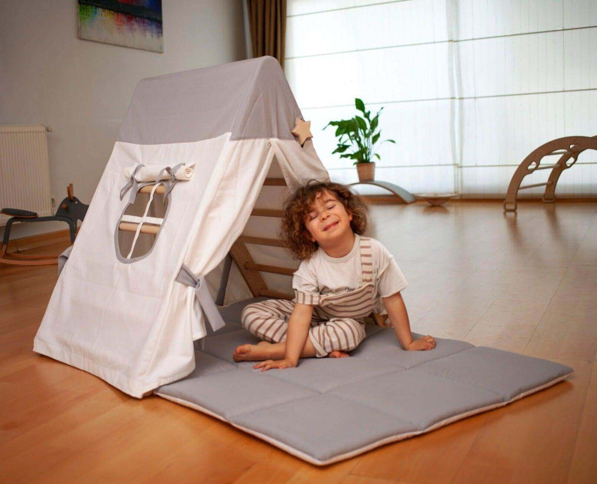 Climbing Triangle with Tent Cover, Mat, Ramp-1