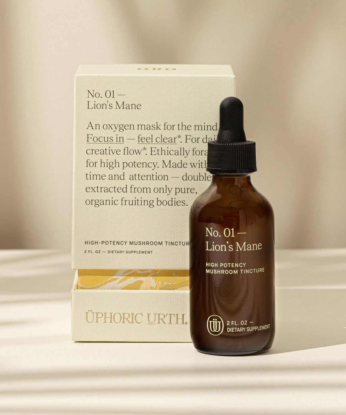 No. 01 — Lions Mane Tincture | Focus, Cognition, Creativity, Brain Health - Sumiye Co