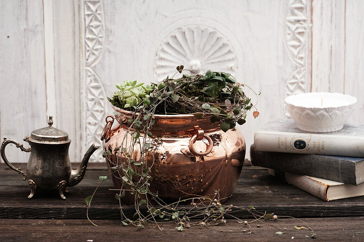 Copper Cauldron Pot | Vintage Inspired - Sumiye Co