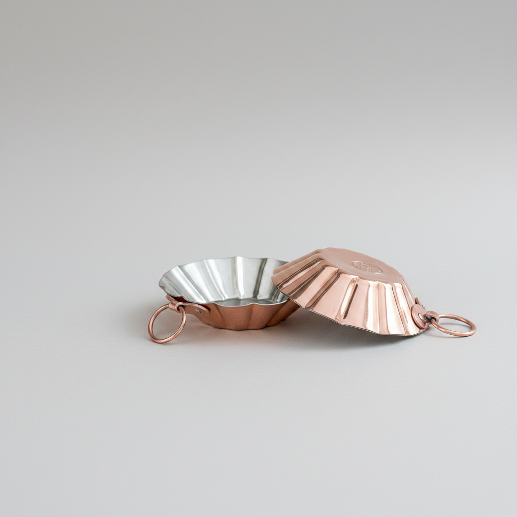 Copper Tartlet Molds (Set of 4) | Vintage French Inspired - Sumiye Co