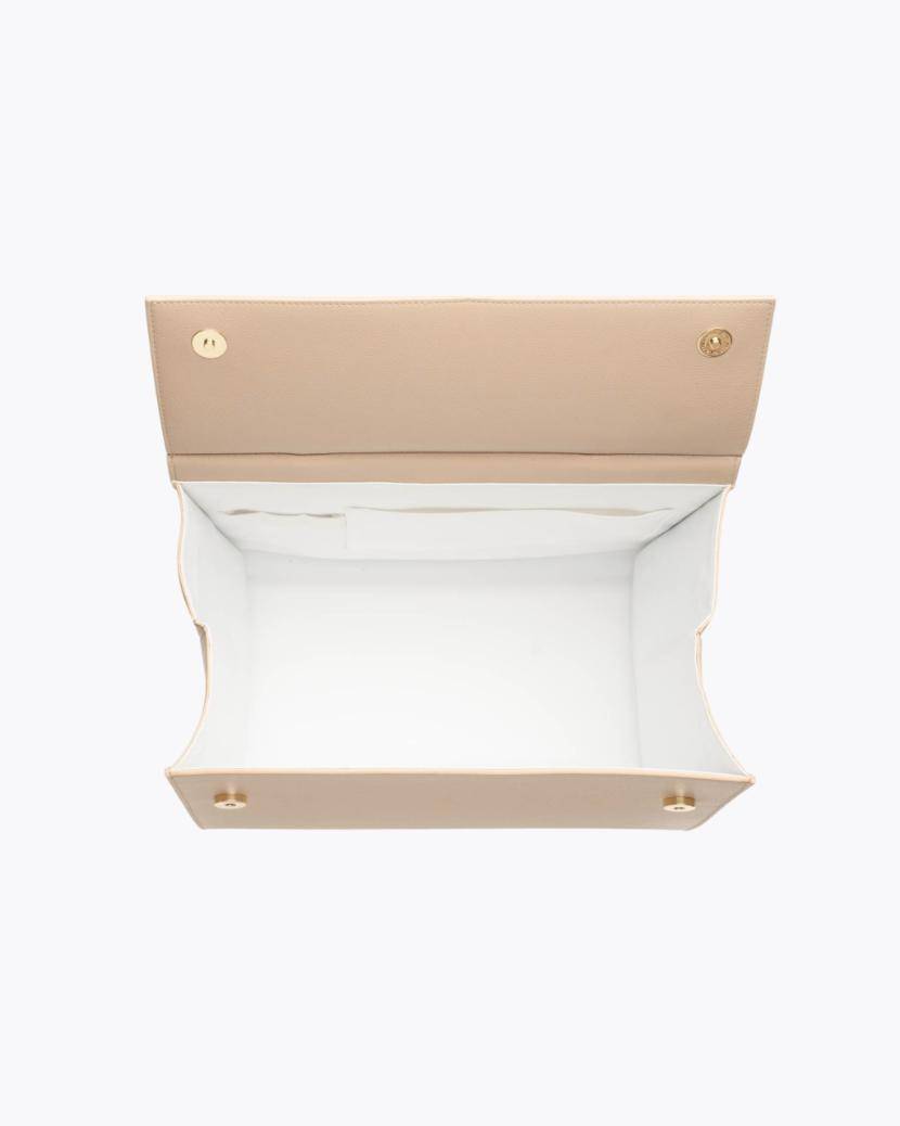 The Large Luncher - Cream | Designer Lunch Bags & Totes - Sumiye Co