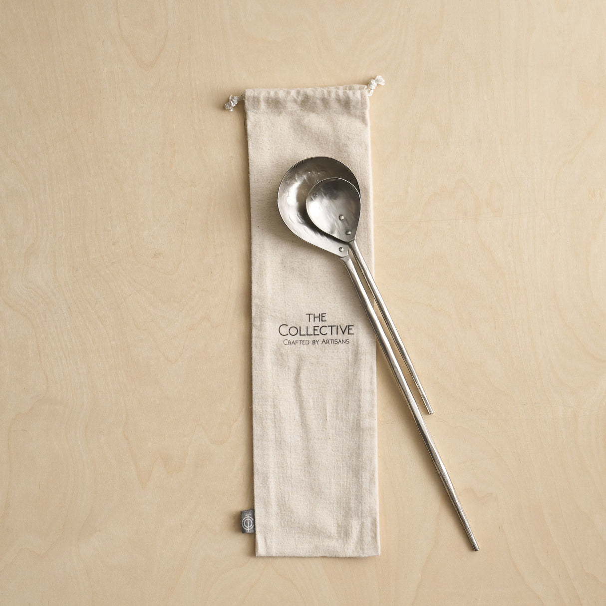 Forge Pewter Stir Spoons Assorted - Set of 2 - Sumiye Co