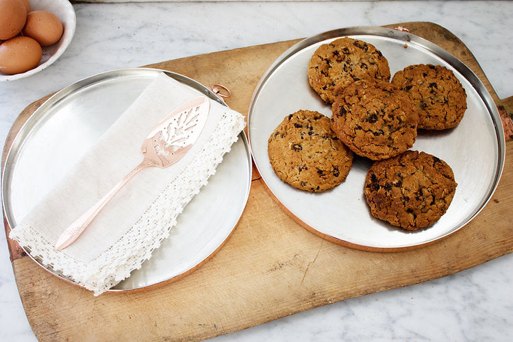 Copper Round Baking Tray (11” or 12”) | Vintage Inspired - Sumiye Co