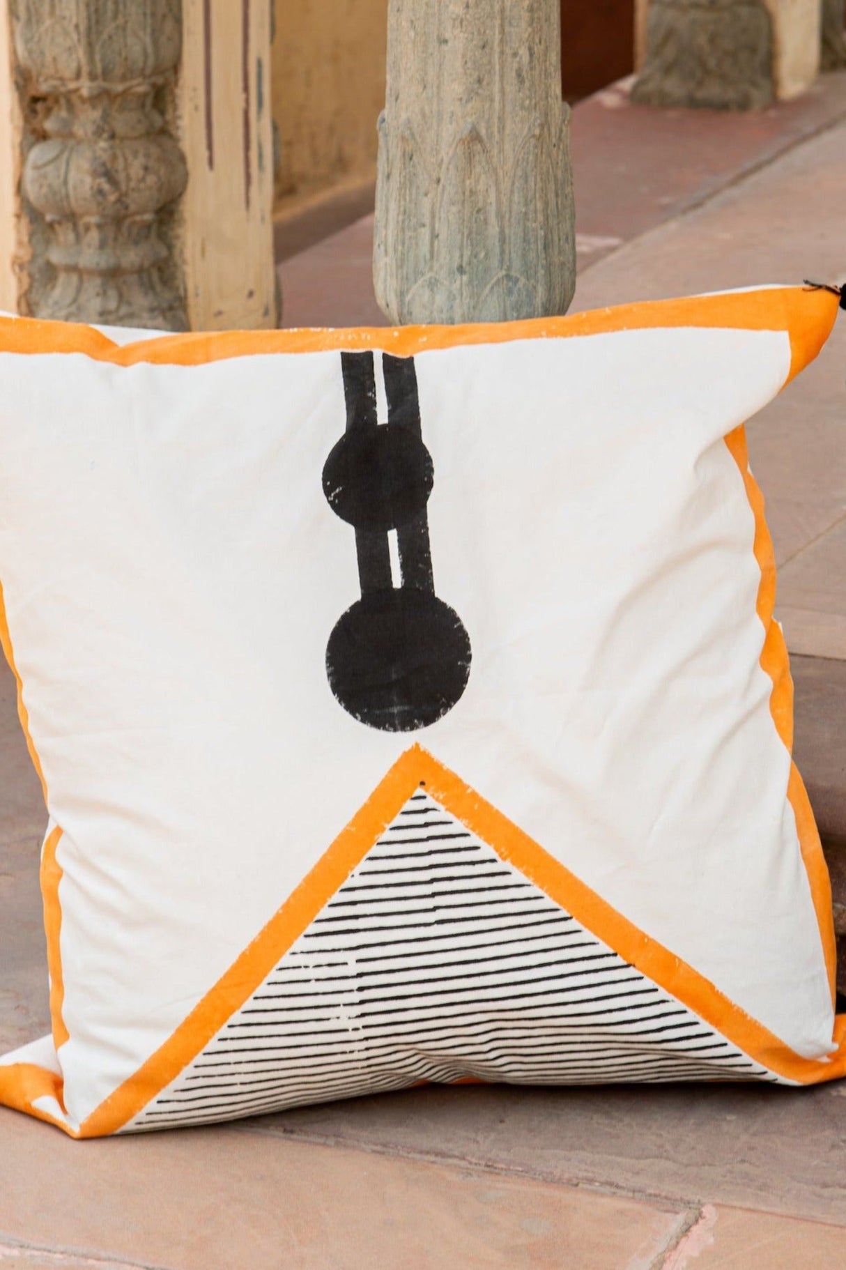 Bauhaus Sham (Reversible) | Artisanal Handmade Bedding - Sumiye Co