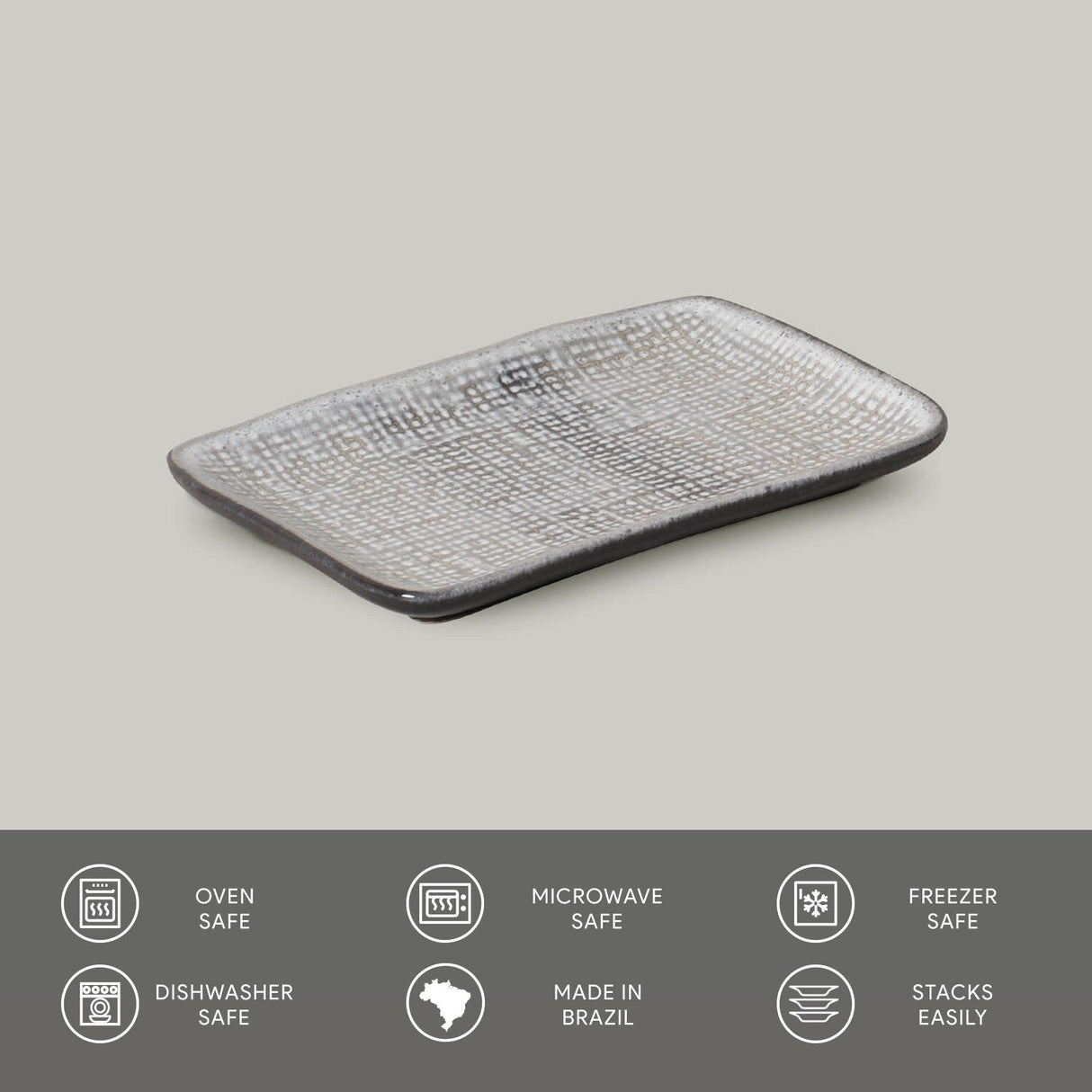 Rectangular Platter Juta Set of 4