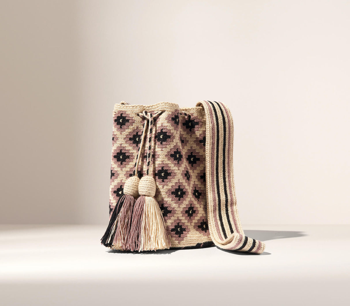 Lila Wayúu Mochila | Bucket Bag