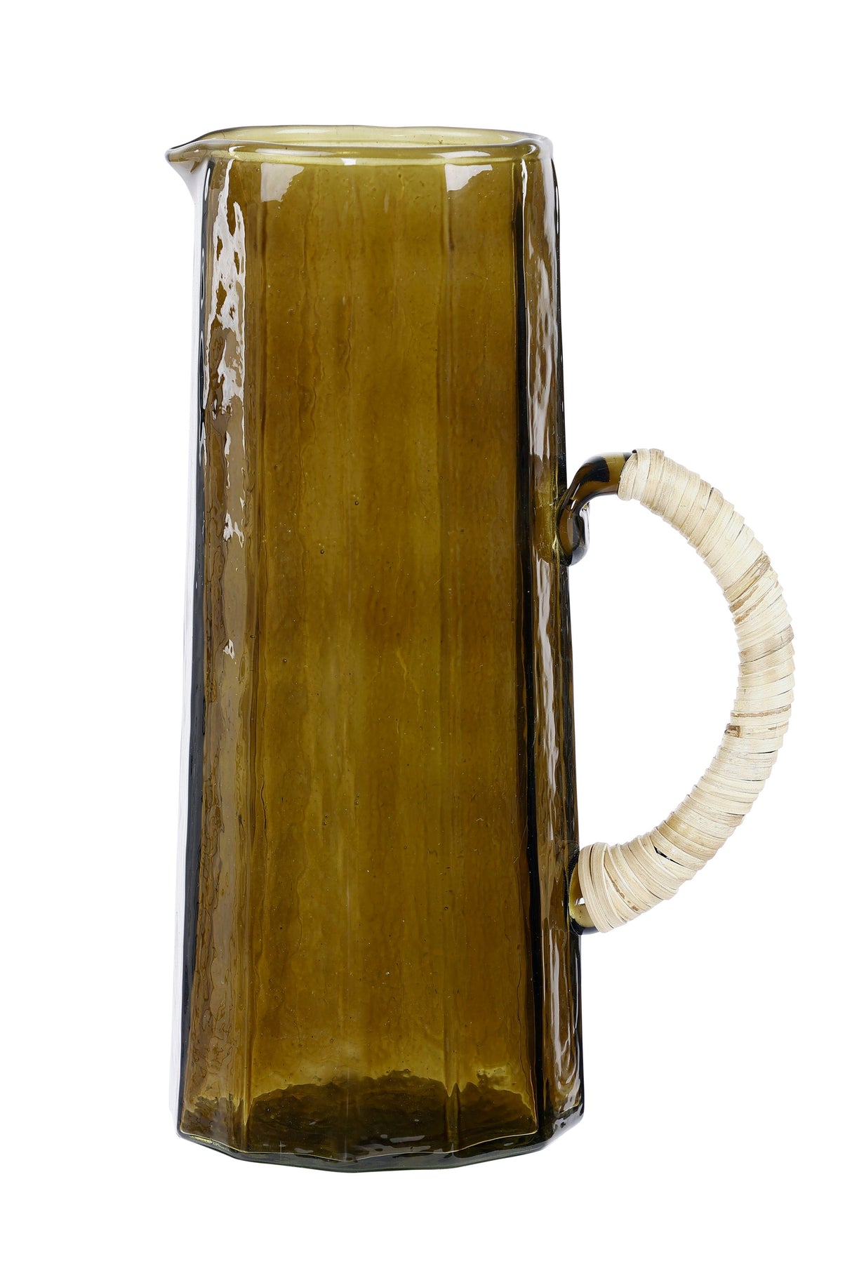 Hammered water pitcher, Brown- 6.25 x 9.5 Inches ( Set of 2 ) - Sumiye Co