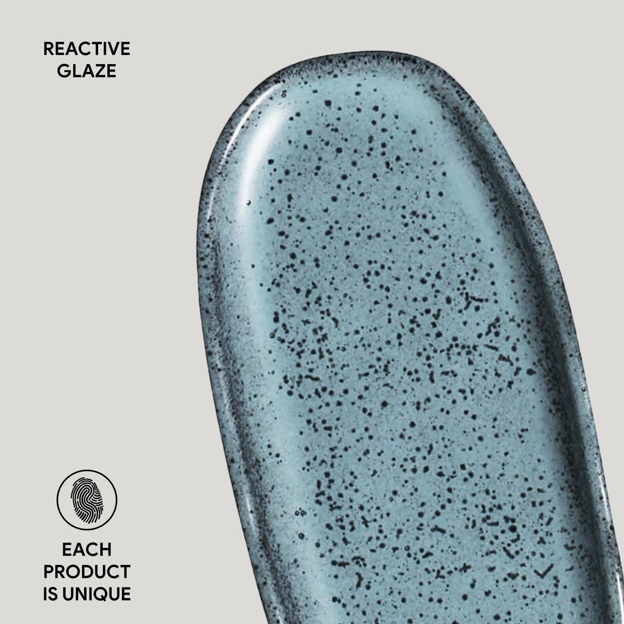 Shallow Organic Oval Platter Mini Set of 4