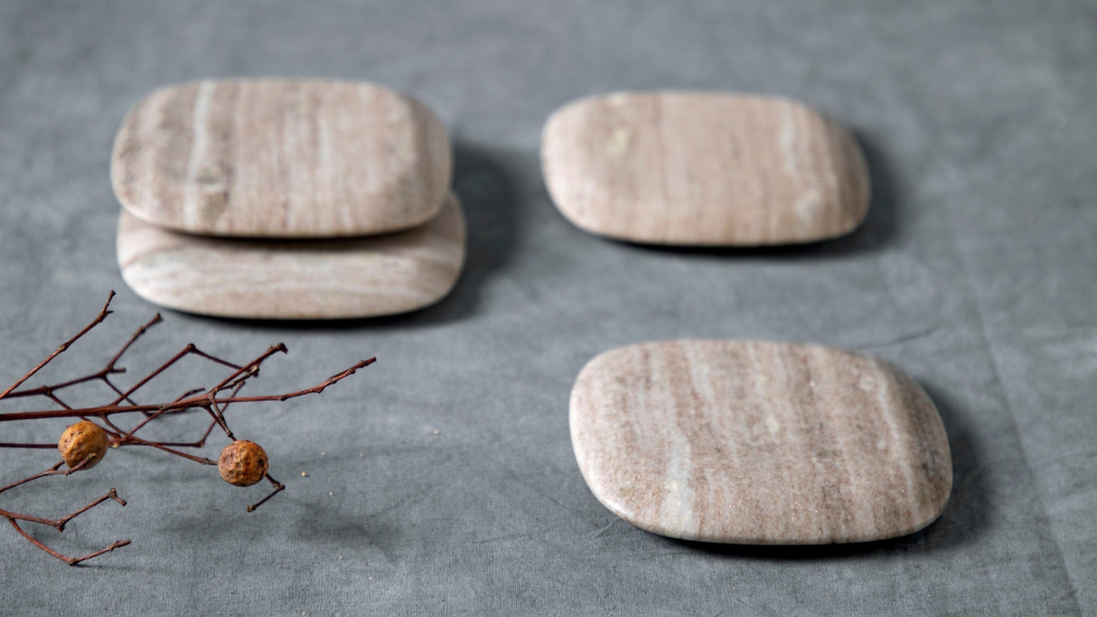 Granada Marble Coasters Set of 4 - Sumiye Co