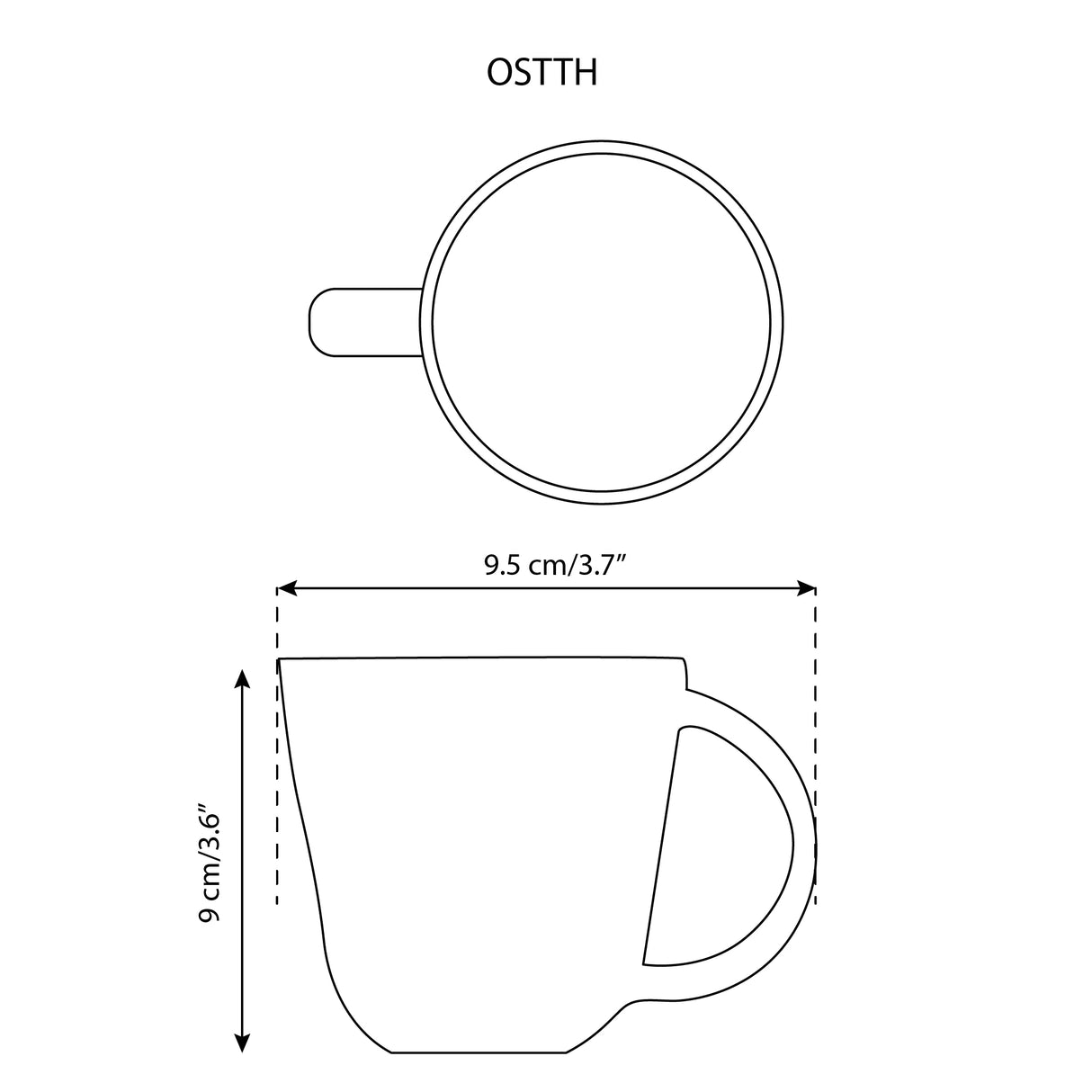 Stoneware Coffee Mug | Osun 10 oz