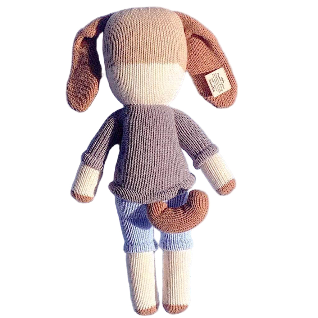 Organic Knit Doll, Frank Dog by Estella - Sumiye Co