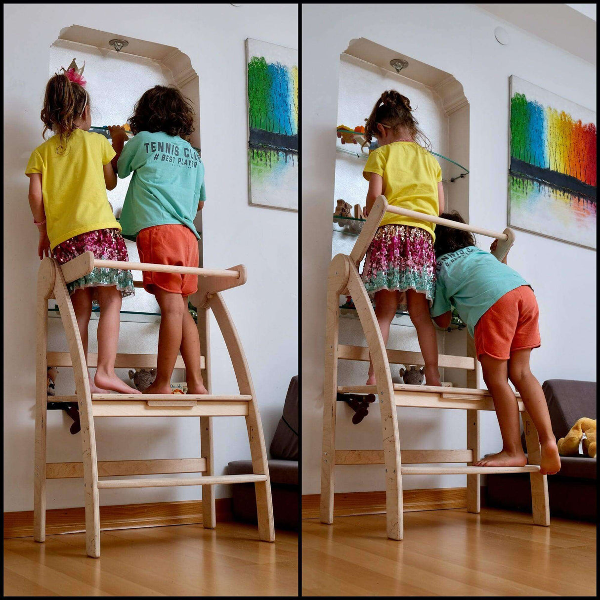 Double or Single Size Montessori Toddler Tower-0