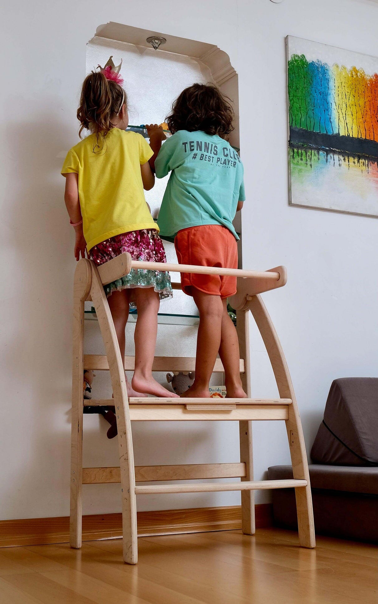Double or Single Size Montessori Toddler Tower-1