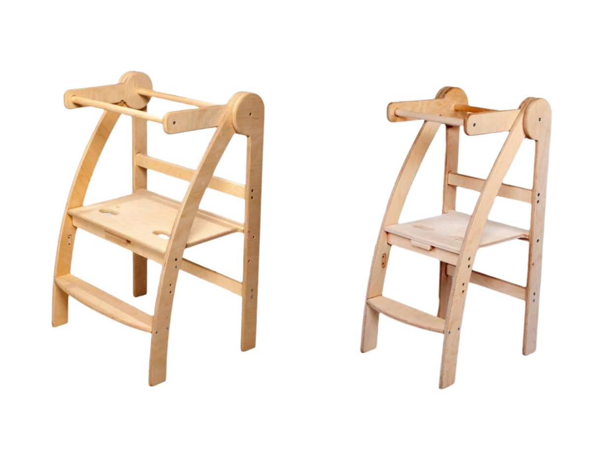 Double or Single Size Montessori Toddler Tower - Sumiye Co
