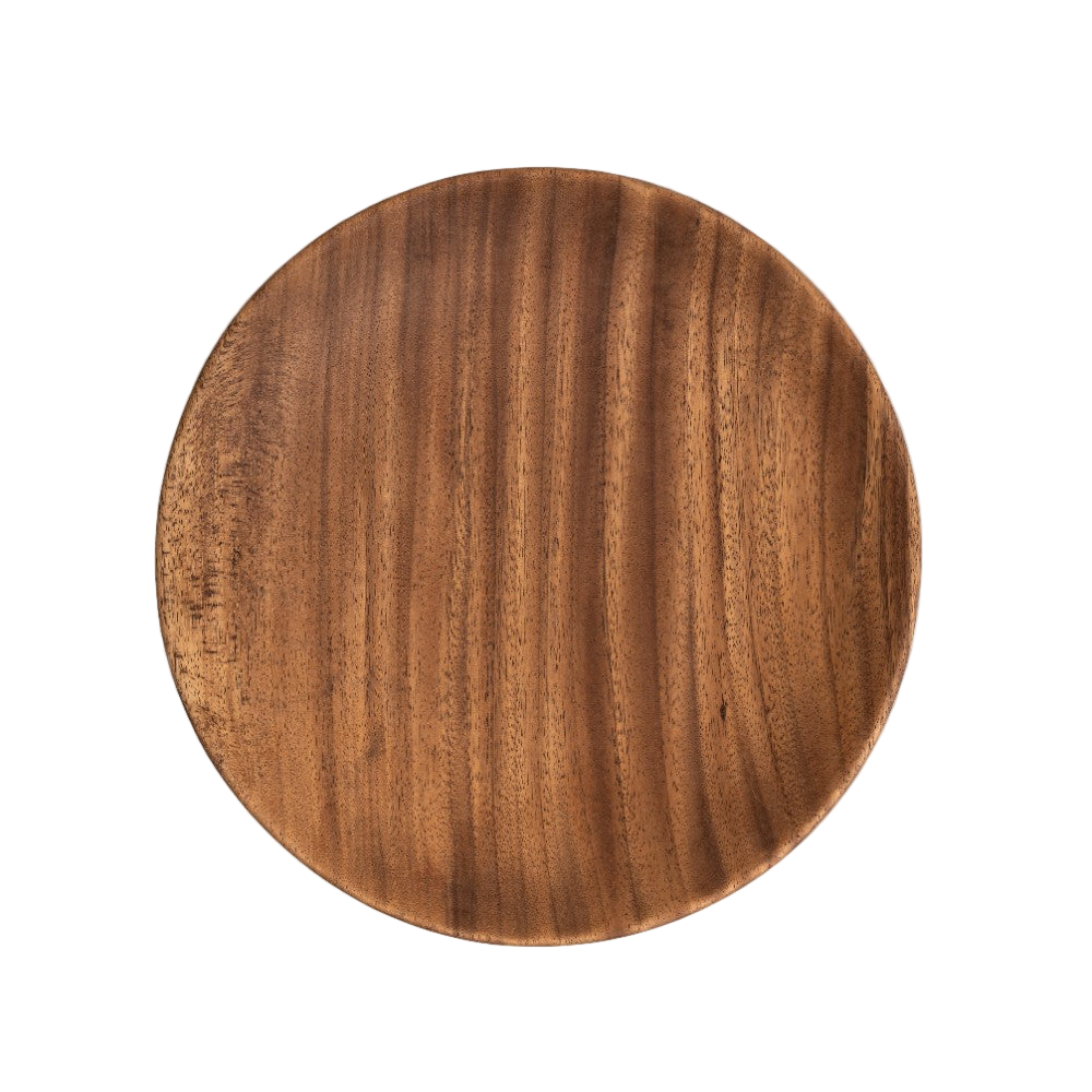Parota Wood Round Tray 15" - Sumiye Co