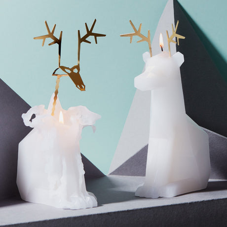 Reindeer Candle - White Dyri PyroPet - Sumiye Co