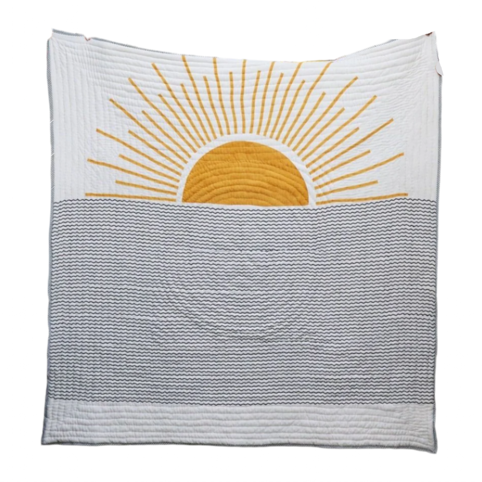 Good Morning Quilt (Reversible) | Artisanal Handmade Bedding Sets - Sumiye Co