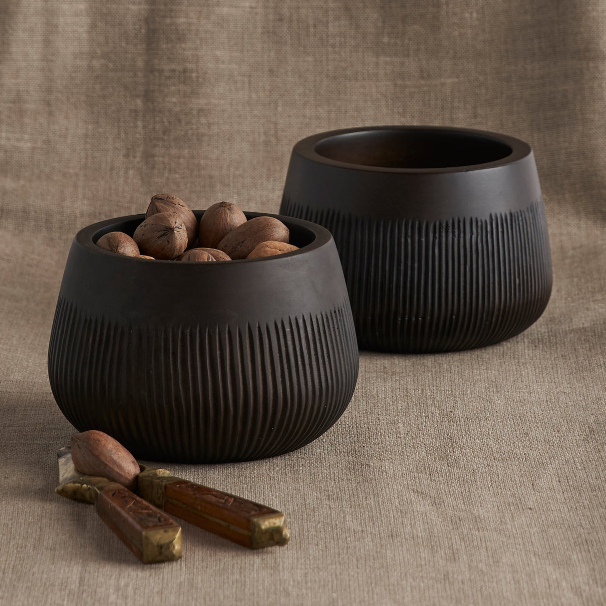 Hand-Carved Mango Wood Bowl - Sumiye Co