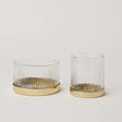Fluted Glass Votive Set - Sumiye Co