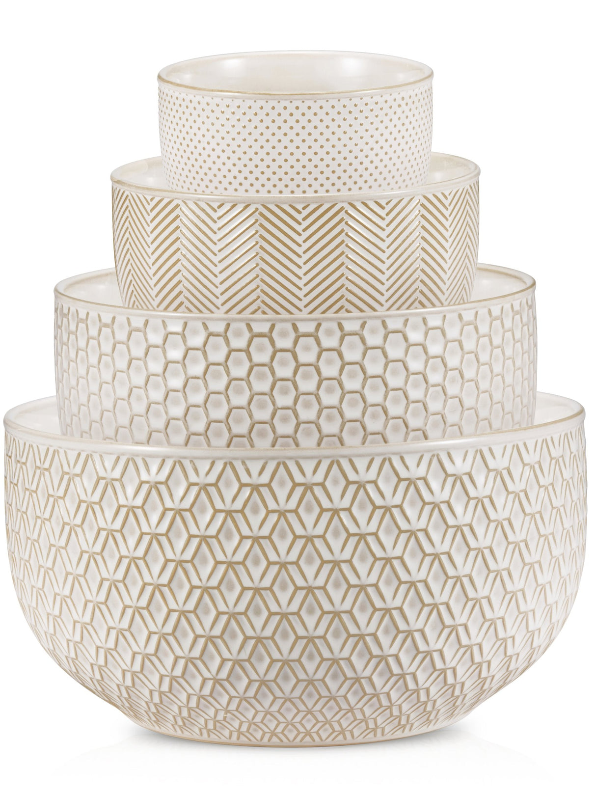 Nesting Bowls, 20/44/98/145 Oz, Set of 4