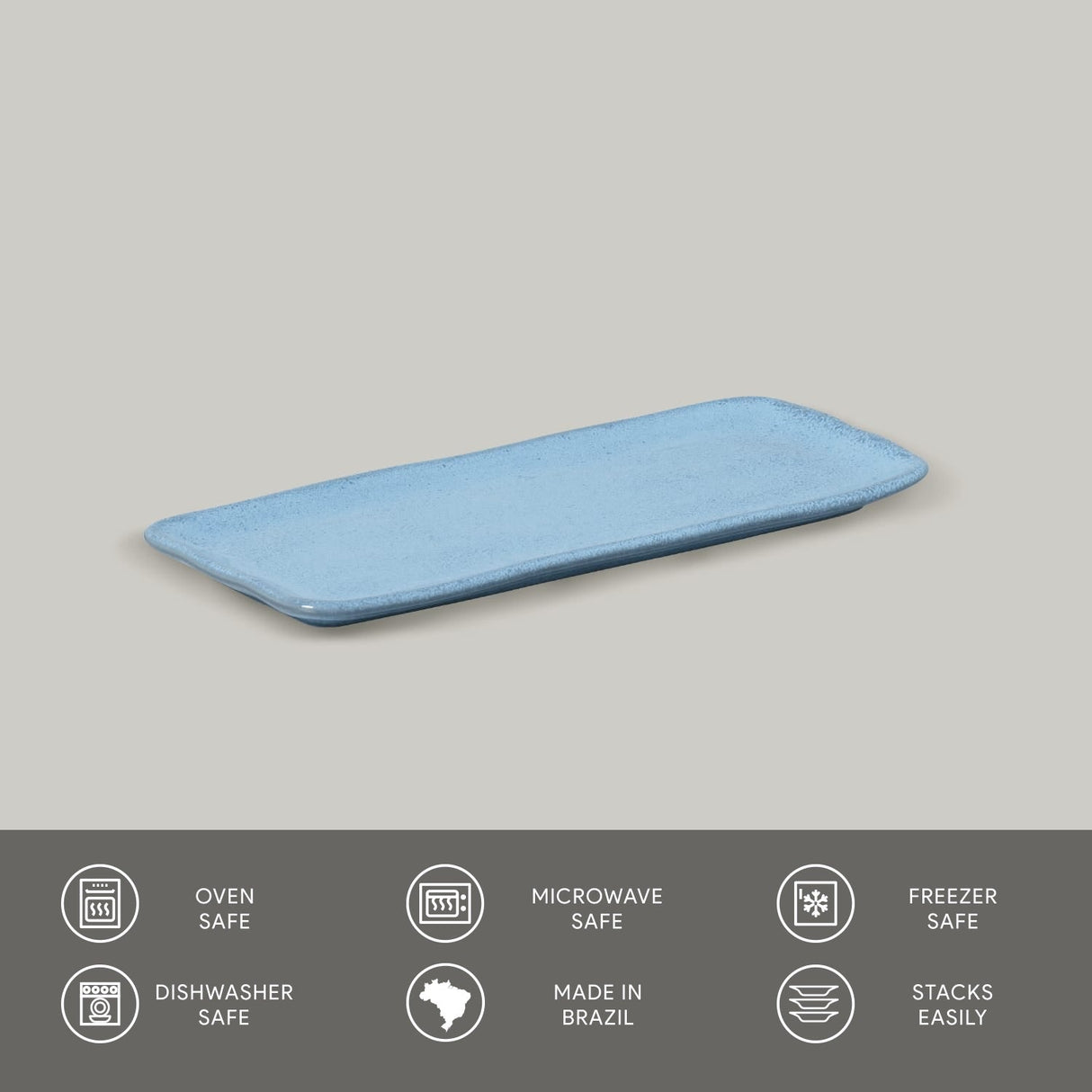 Rectangular Platter Small Set of 4