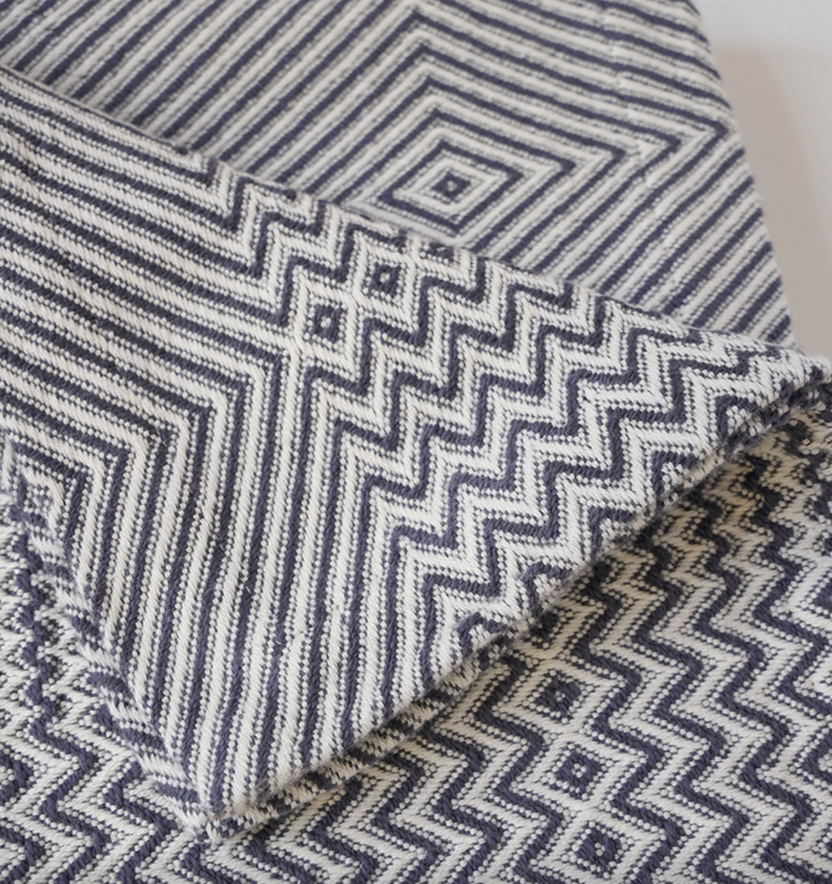 Whalebone Cotton Throw - Graphite
