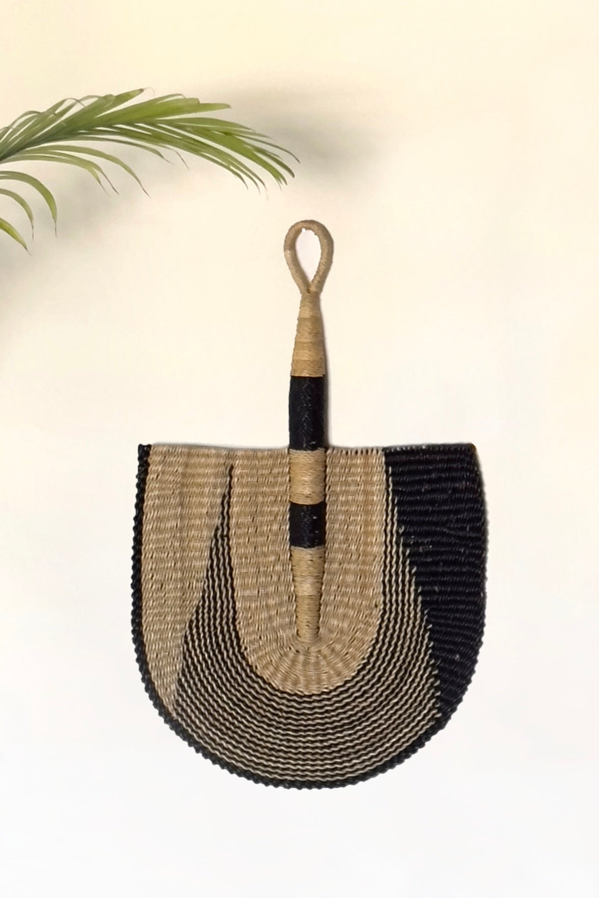 Standard Fan in Natural & Black - Sumiye Co