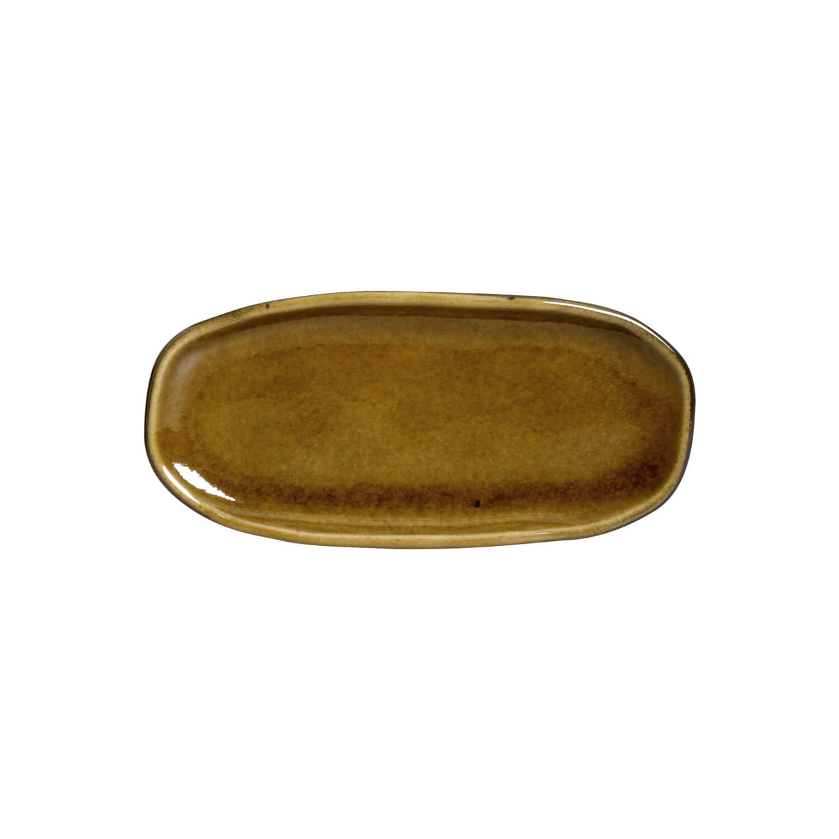 Shallow Organic Oval Platter Mini Set of 4