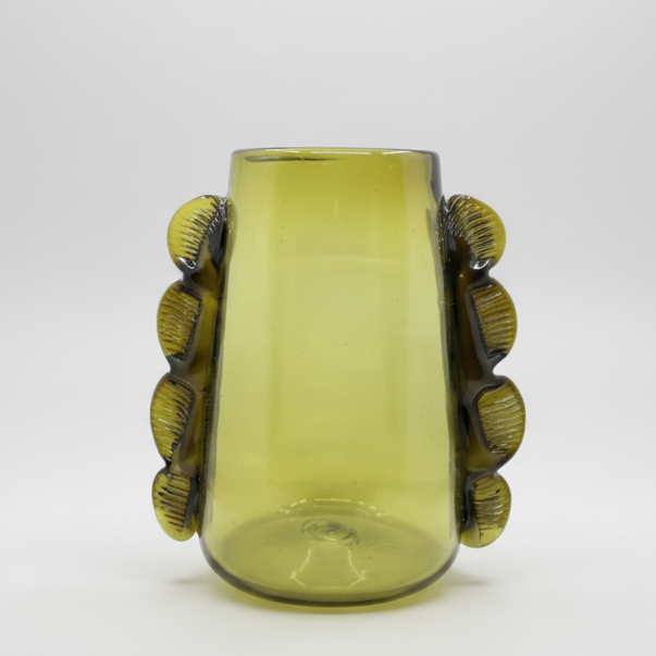 Betta Green Glass Vase