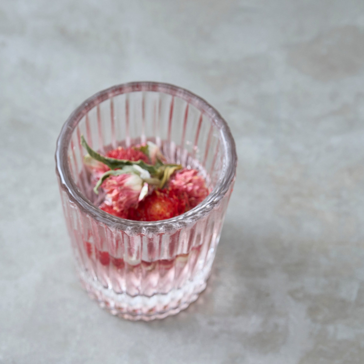 Ribbed Clear Shot Glasses - Set of 6 - Sumiye Co