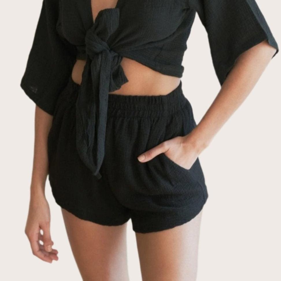 Echo Boy Short - Black - Sumiye Co