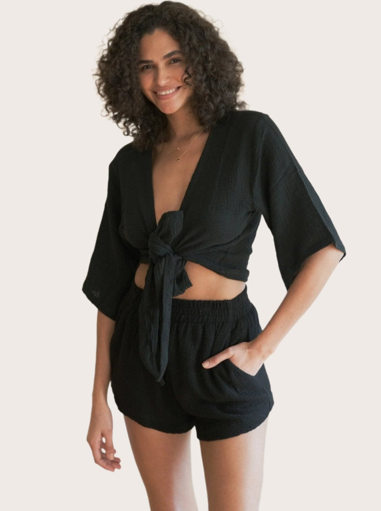 Echo Boy Short - Black - Sumiye Co