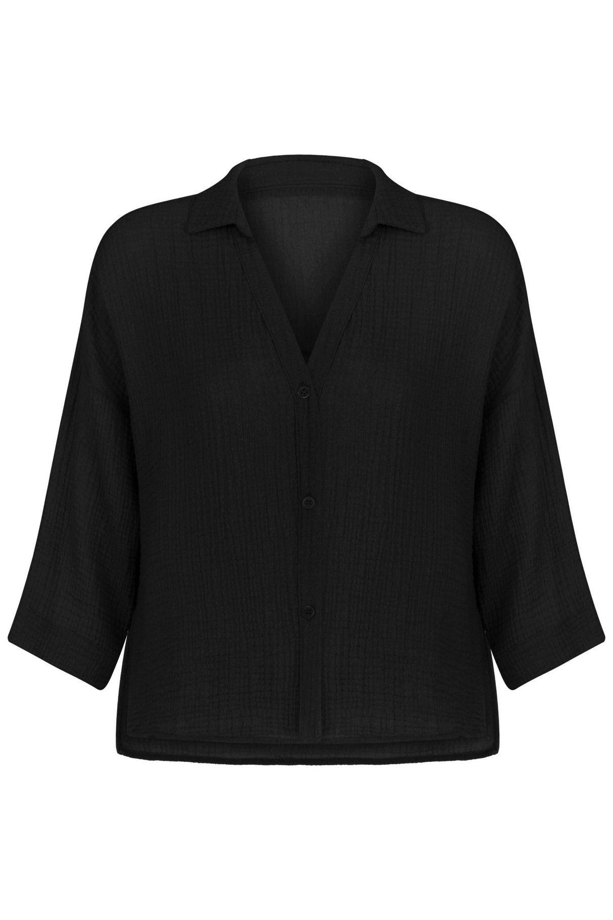 Echo Mini Shirt - Black - Sumiye Co