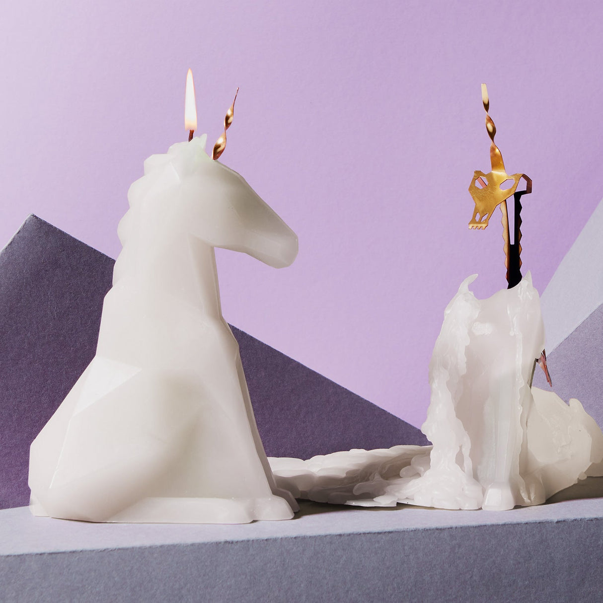 Unicorn Candle - White (Scented) Einar PyroPet - Sumiye Co