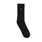 Embroidered Socks | Moon Landing ( Hi-rise French Cut )-3