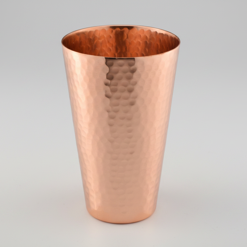 Hammered Copper Ice Tea Tumbler - Sumiye Co