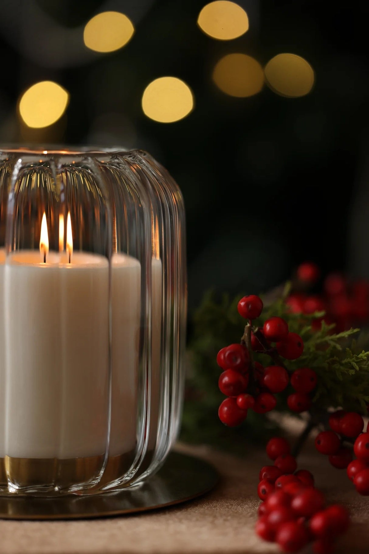 Kira Glass Lantern - Large - Sumiye Co