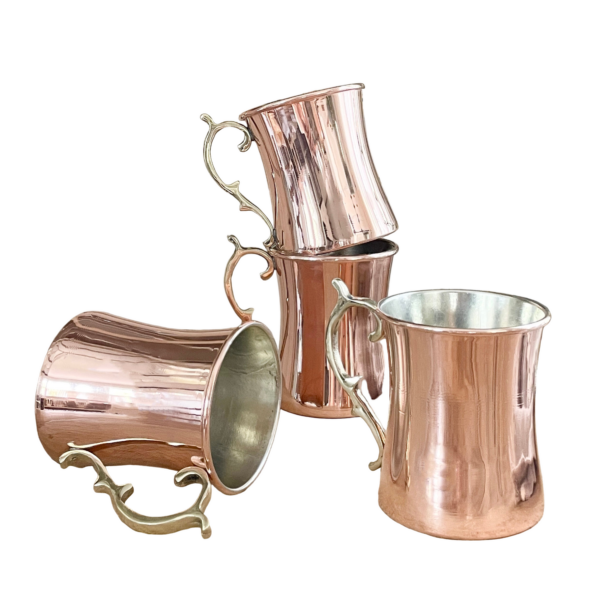 Copper Cocktail Mugs (Set of 4) | Vintage Inspired - Sumiye Co