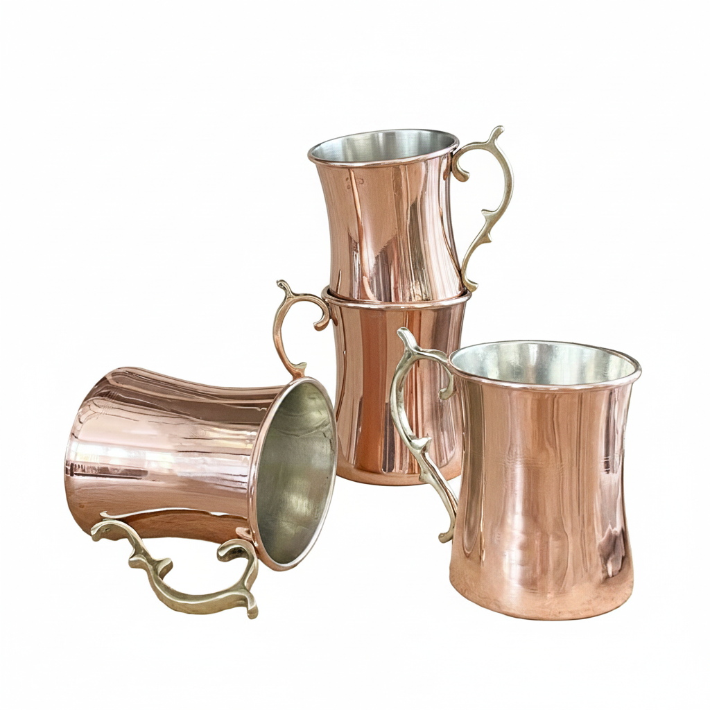 Copper Cocktail Mugs (Set of 4) | Vintage Inspired - Sumiye Co