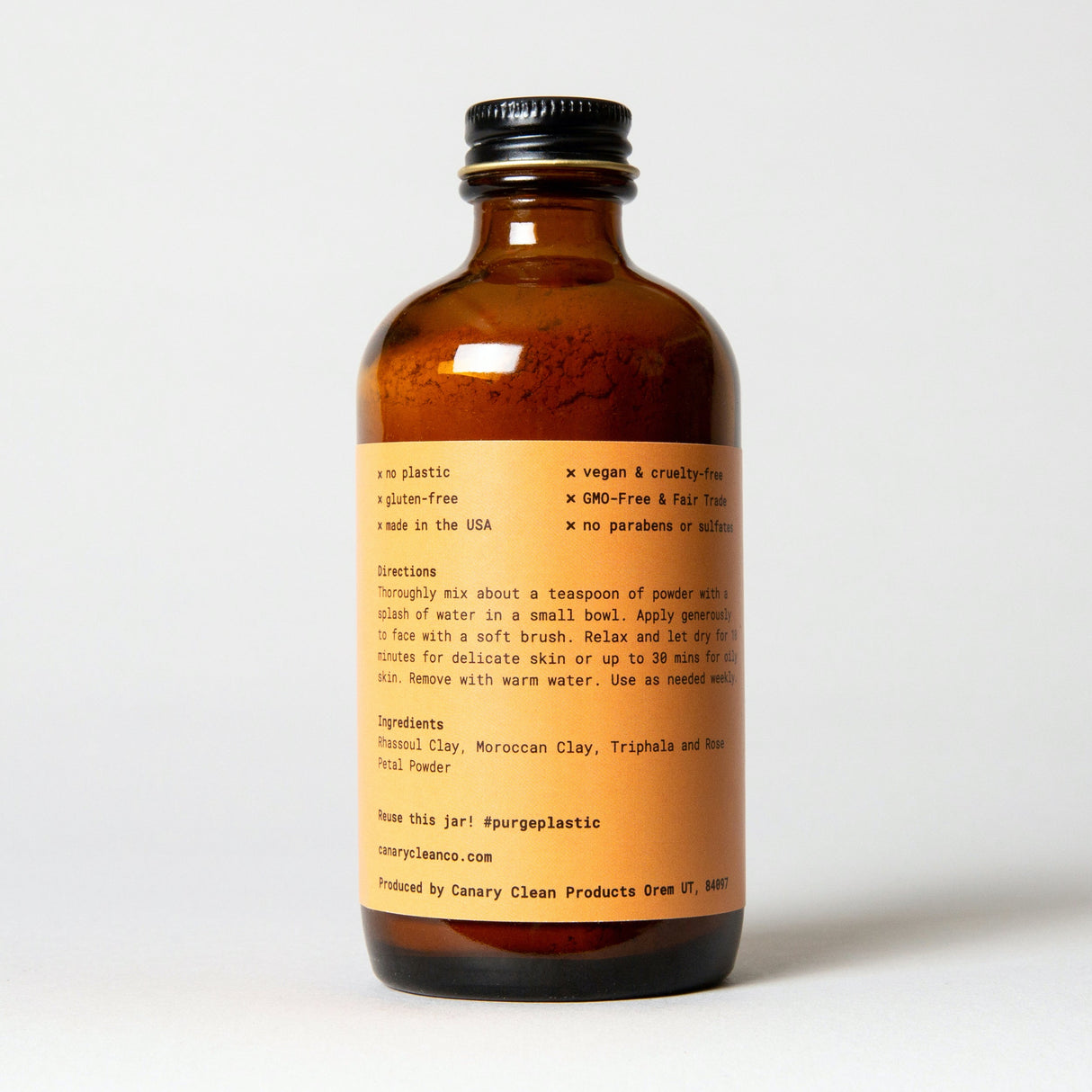 Rhassoul Clay + Rose Face Mask - Sumiye Co