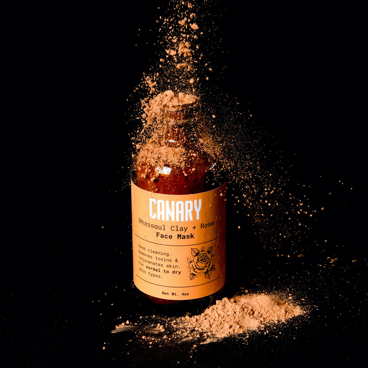 Rhassoul Clay + Rose Face Mask - Sumiye Co