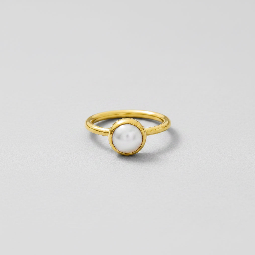 Freahwater Pearl Bombshell Ring-0