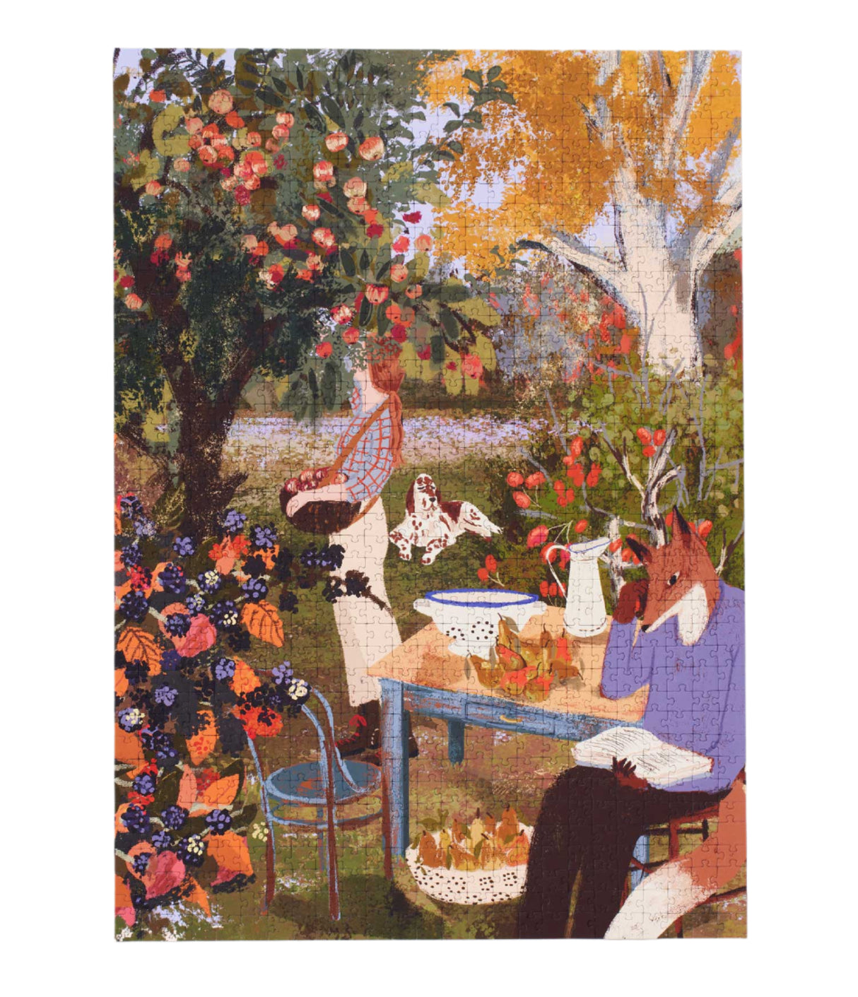 Fall in the Countryside 1000 Piece Puzzle | Artist Lida Ziruffo - Sumiye Co