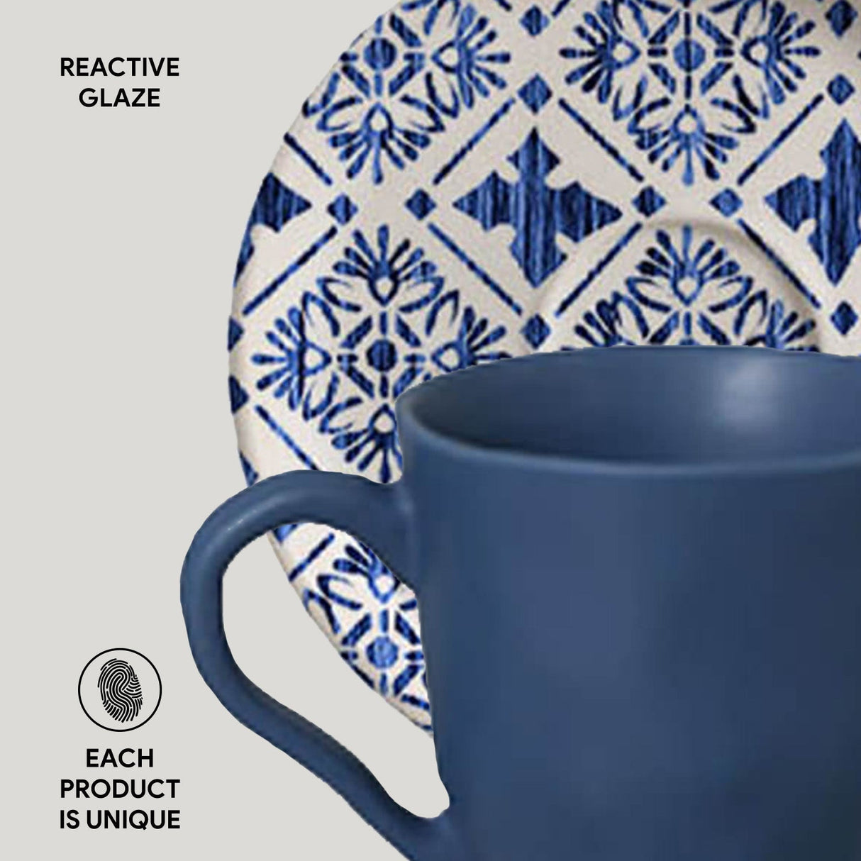 Coffee Cup & Saucer Set of 6