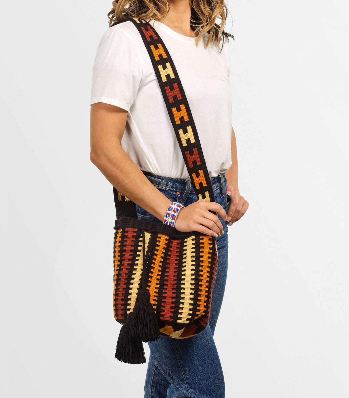 Maria Luisa Wayúu Mochila | Bucket Bag