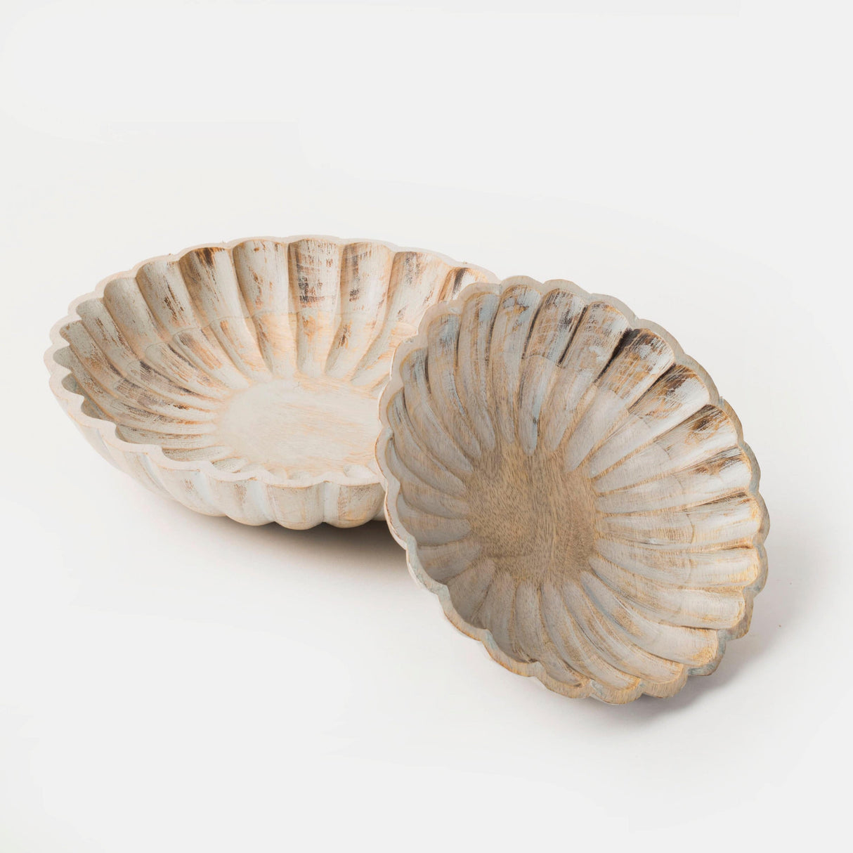 Scallop Serenity Bowls - Greywash - Sumiye Co