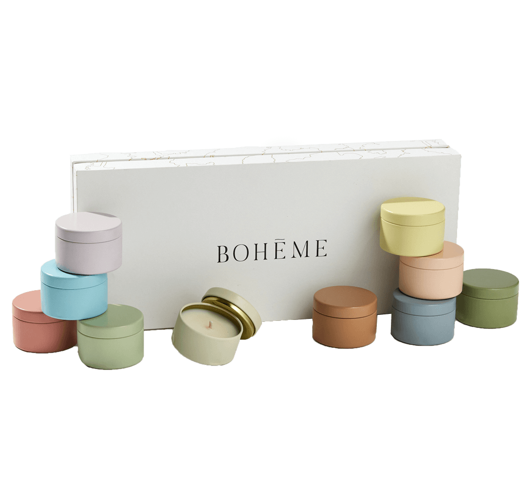 The Discovery Scented Candle Set by Boheme Fragrances